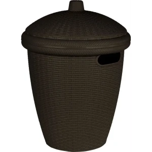 Корзина для белья Keeplex Rattan цвет темный каштан 86851583 STLM-2170022