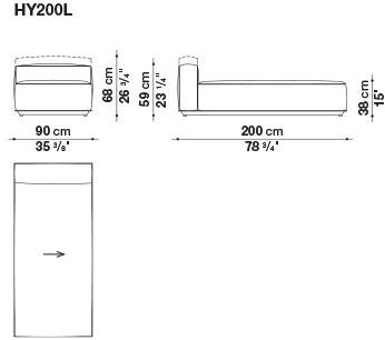 B&B Italia Outdoor Садовый диван из модульной ткани sun-id-1410409 - Вид №29