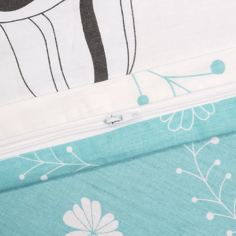 Комплект постельного белья Amore Mio Тропикана двуспальный сатин разноцветный STLM-2147886 - Вид №4