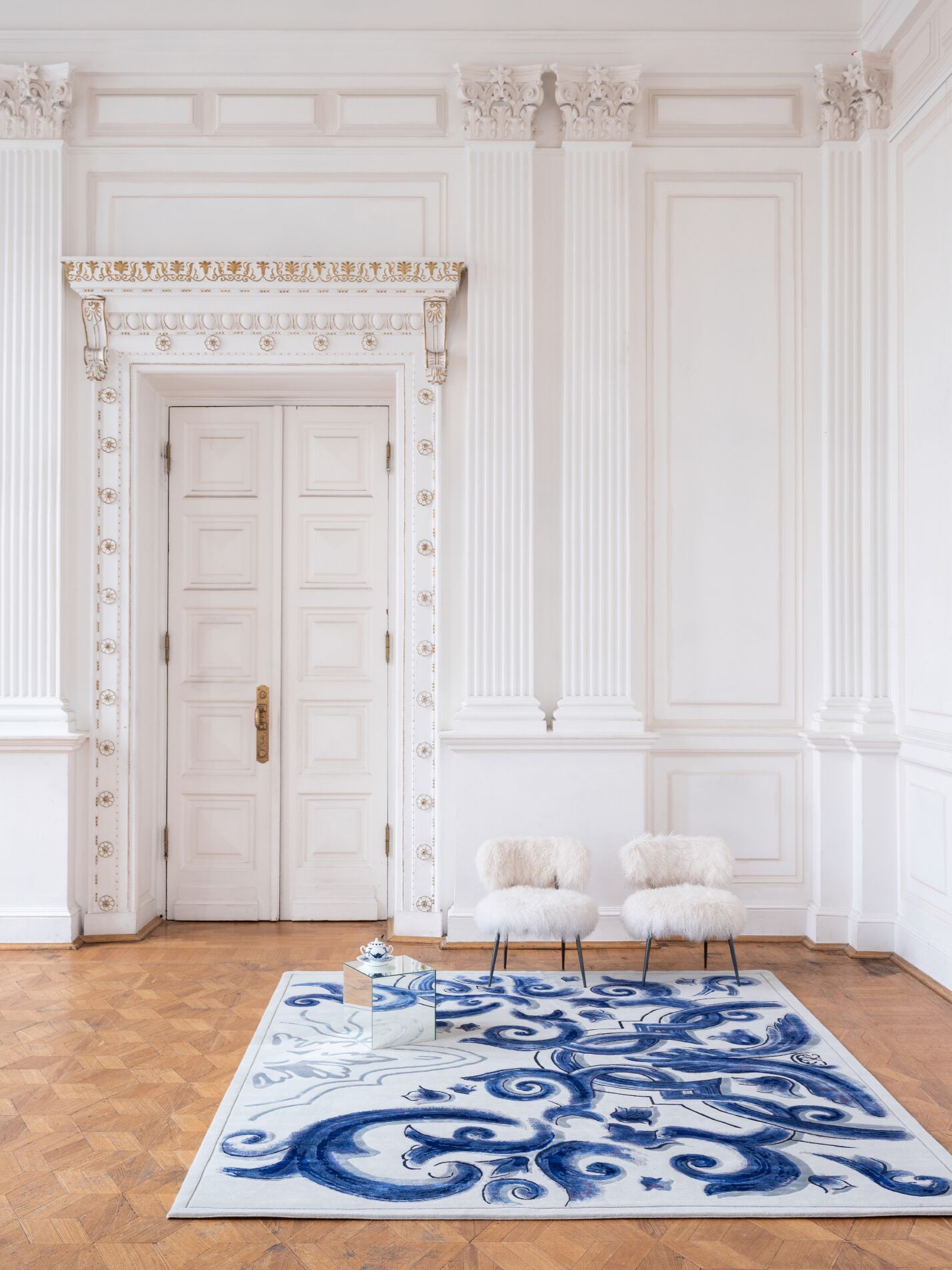 Ковер ручной работы из шерсти и шелка Tapis Rouge навсегда ARCH-00101101 - Вид №8