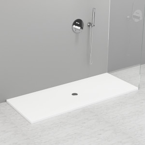 704709 Душевой поддон из акрила H3 белый в комплекте с сифоном, цвет Белая глазурь Kerasan DOCCIA Италия
