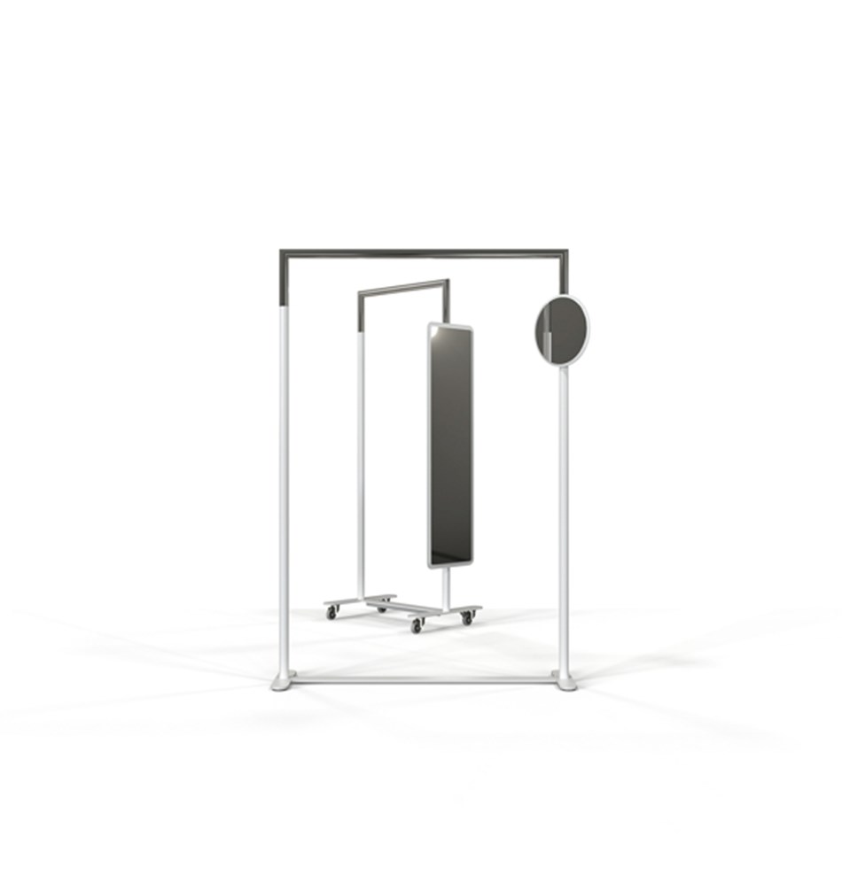 FROST Зеркало 6008 ф / Букто » белое Пластик Белый U6008-W  - Вид №5