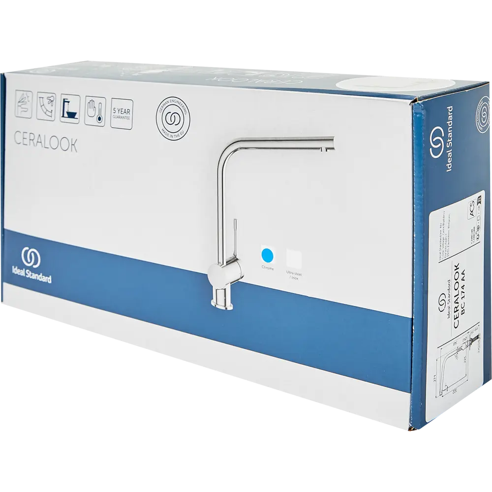 Смеситель кухонный Ideal Standard Ceralook общая высота 34.8 см цвет хром 89146348 STLM-2074410 - Вид №10