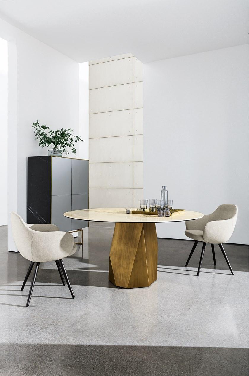 Sovet italia Стул с обивкой и подлокотниками Cadira sun-id-1383915 - Вид №5