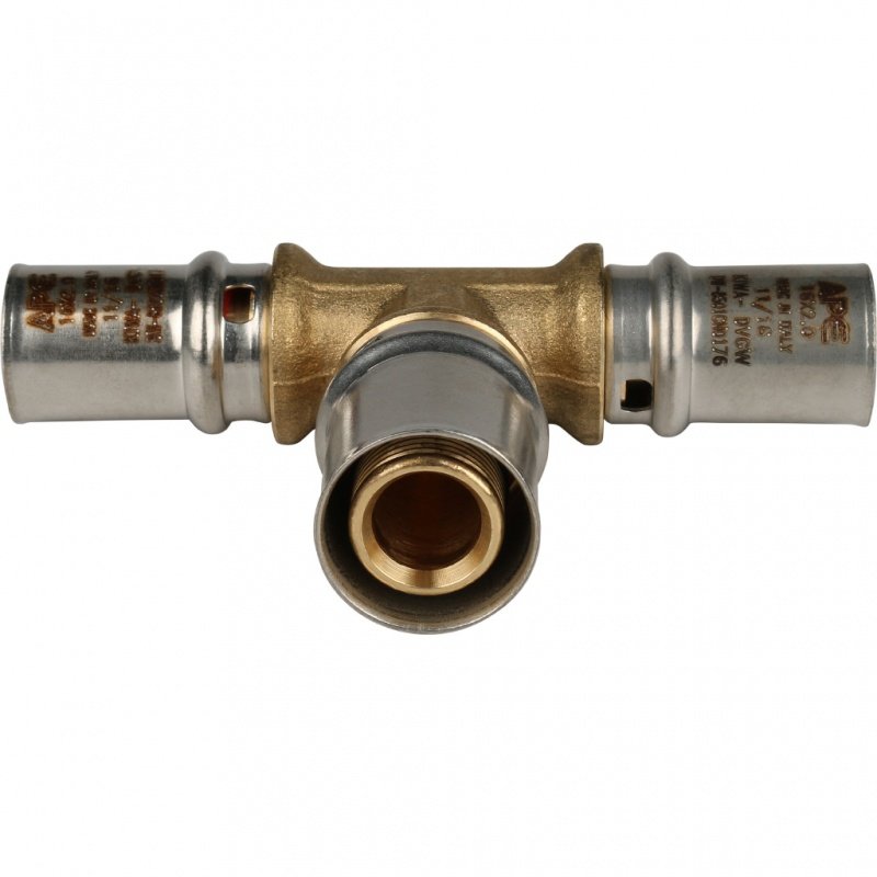 Тройник переходной STOUT 16х20х16 под пресс SFP0005162016 - Вид №1