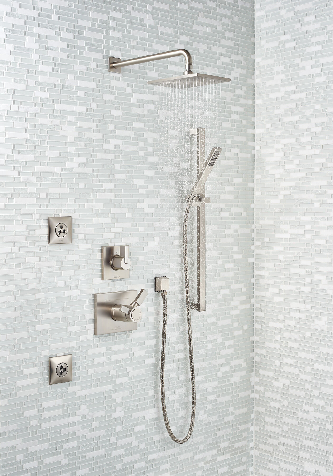 Квадратный спрей для тела HydraChoice® Square Body Spray Trim Delta Faucet T50210-SS - Вид №31