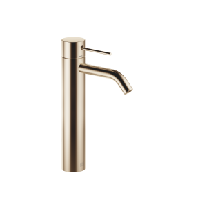 META  SLIM Смеситель для раковины, однорычажный, с приподнятым основанием, без донного клапана - Brushed Champagne (золото 22 карата)