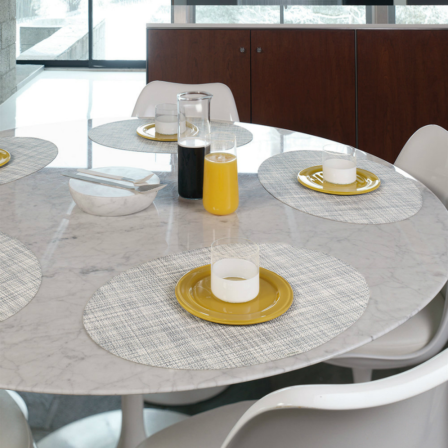 Салфетка виниловая Mist, овальная, 36х48 см Chilewich C100130034 - Вид №1