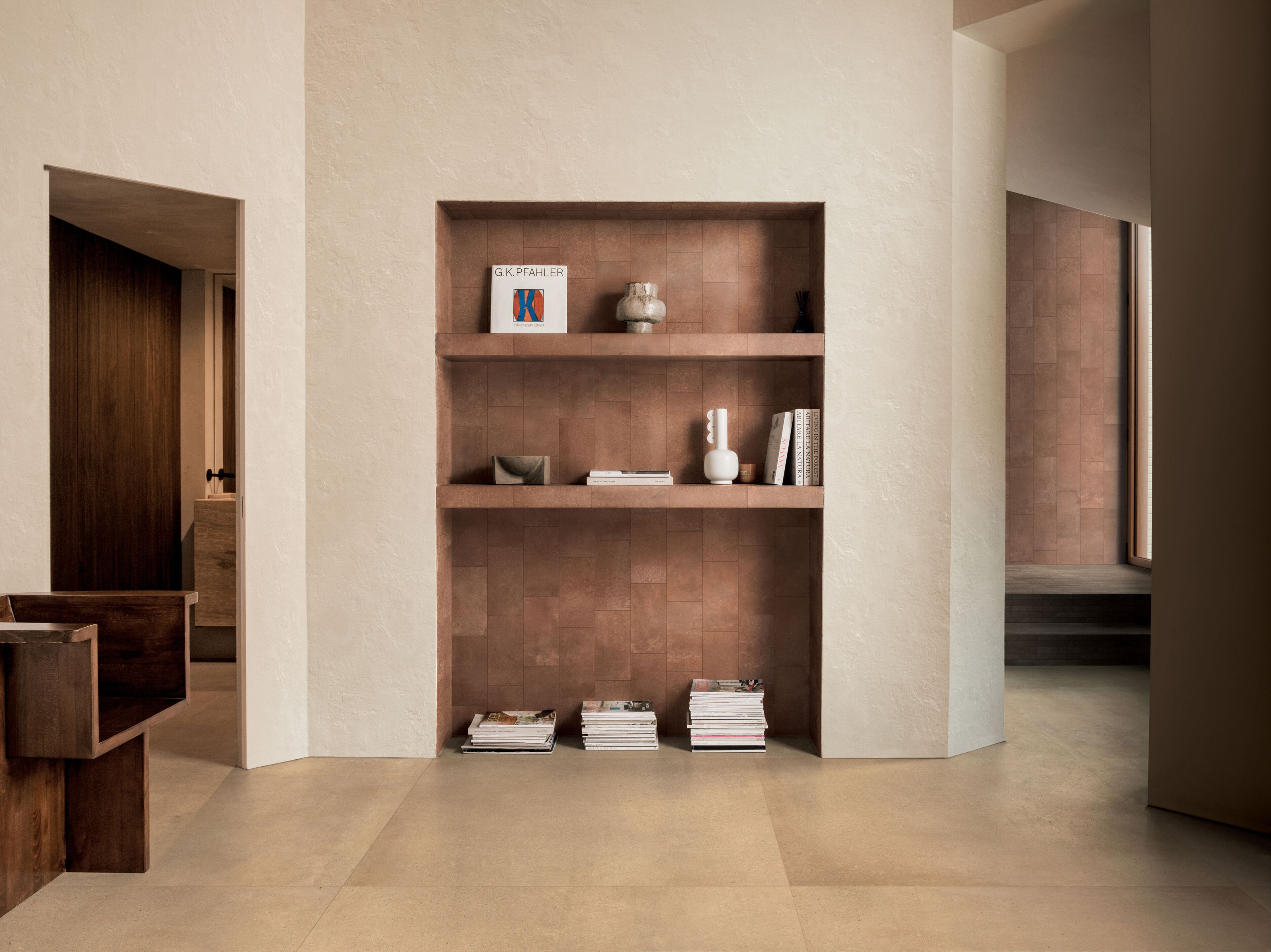 Indoor/outdoor porcelain stoneware wall/floor tiles Florim Ceramiche SENSITERRE ARCH-00138309
