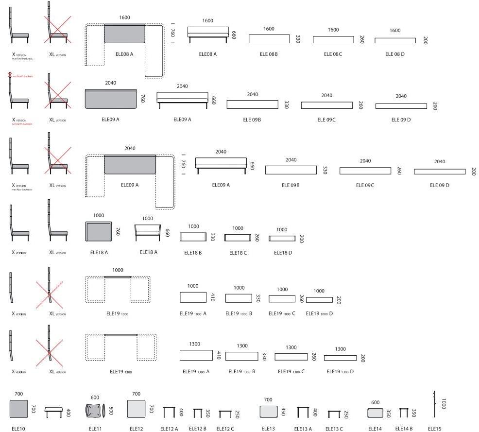 mminterier 2-х местный диван с высокой спинкой Element sun-id-1355202 - Вид №12
