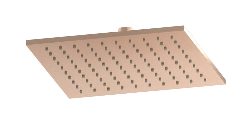 Верхний душ квадратный 250х250 WE ARE IB ma026sr Brushed Rose Gold Monamour 
