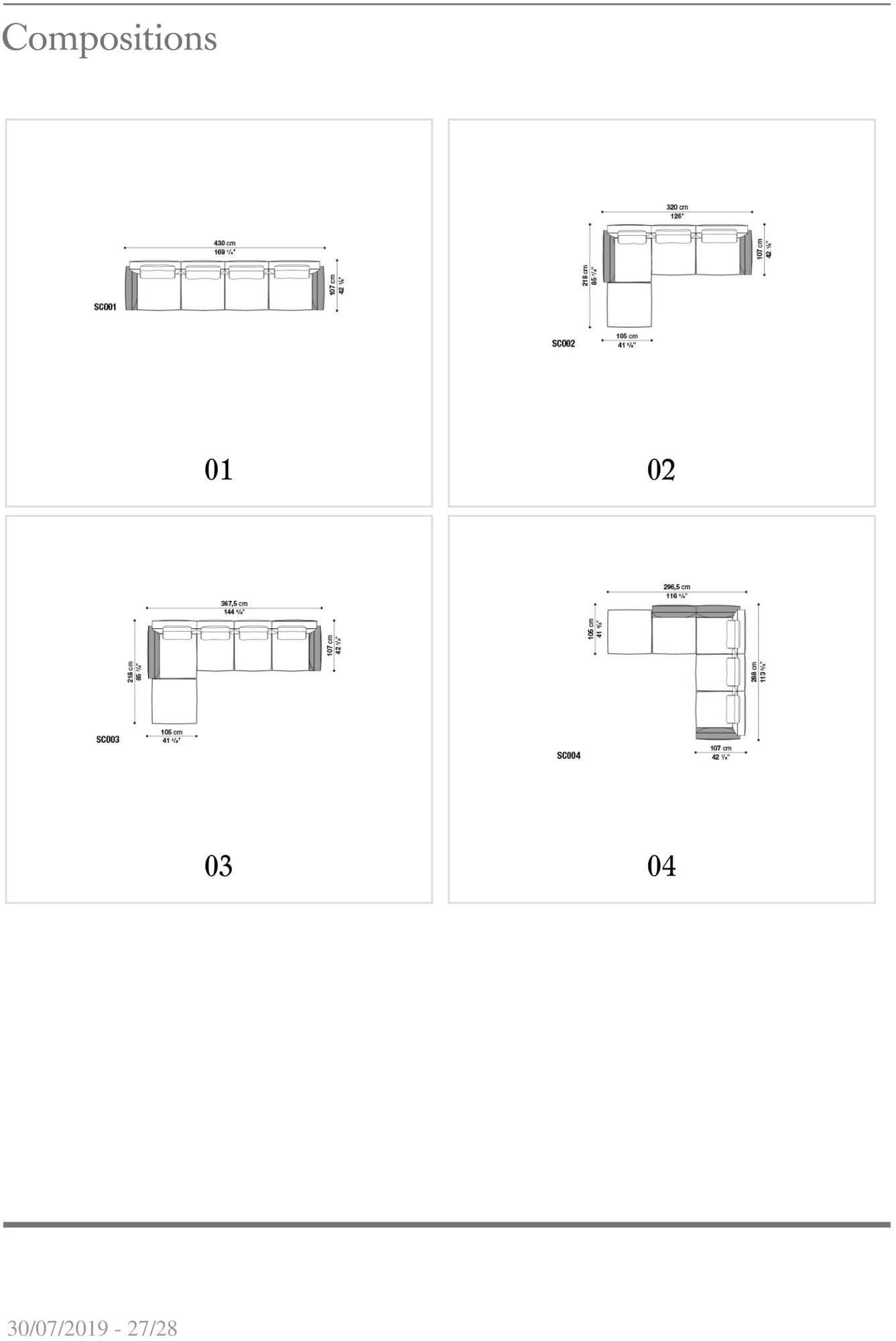Maxalto Модульный тканевый диван с шезлонгом Solatium sun-id-1479911 - Вид №28