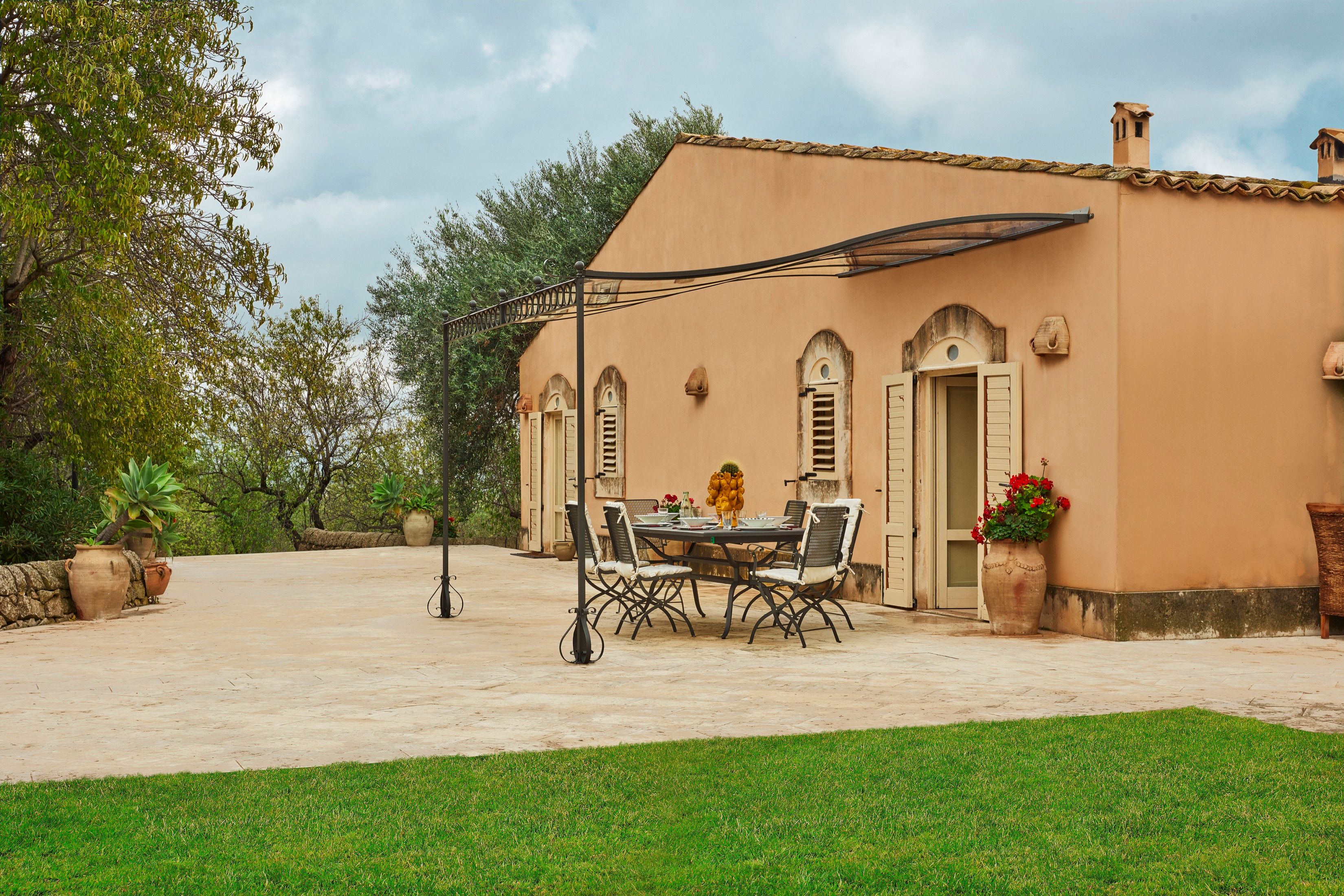 Пергола с железной опорой Unopiù Tibisco ARCH-00141007