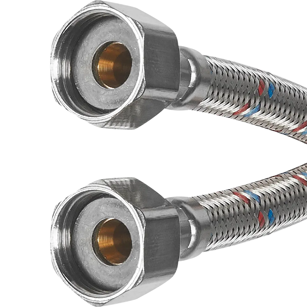 Гибкая подводка для воды Aquabeam 1/2" гайка - гайка 50 см STLM-2168323 - Вид №1