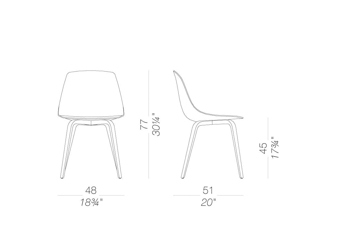 Тканевый стул Lapalma MIUNN ARCH-00131566 - Вид №2