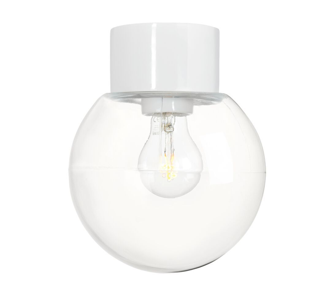 Настенный светильник / потолочный светильник из стекла и фарфора Ifö Electric Classic Globe ARCH-00080719 - Вид №13