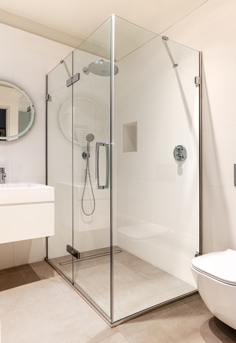 Дверь душевая для установки с боковой панелью GHC1400H L или R Merlyn Arysto Хромированный  - Вид №1