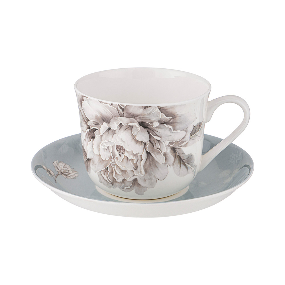 415-2119 Посуда фарфоровая ЧАЙНАЯ ПАРА LEFARD "WHITE FLOWER" 2 ПР Lefard 