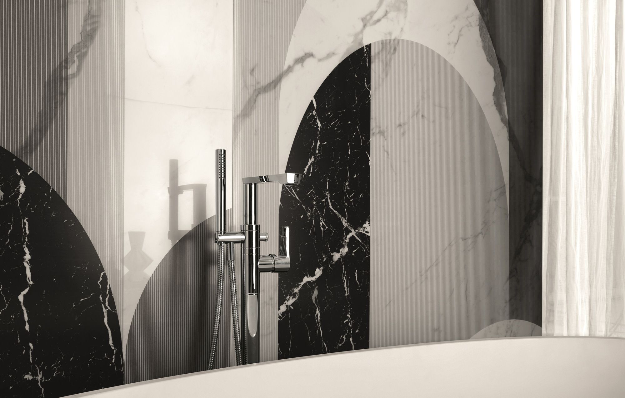 Пол / керамогранит с мраморным эффектом FAP ceramiche Roma Gold ARCH-00044009 - Вид №61