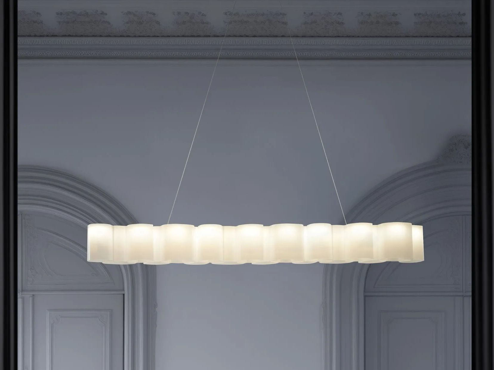 Поликарбонат светодиодный подвесной светильник Stilnovo ARCH-00042248