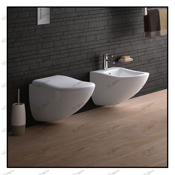 FLVS Подвесной унитаз настенный Белый Ceramica Cielo FLUID Италия