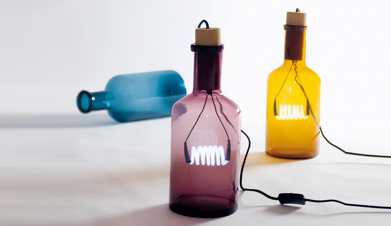 Настольная лампа Bouche amber от Seletti 01432 AMB SELETTI ИНТЕРЬЕРНЫЕ 244946 Оранжевый;яркие  - Вид №3