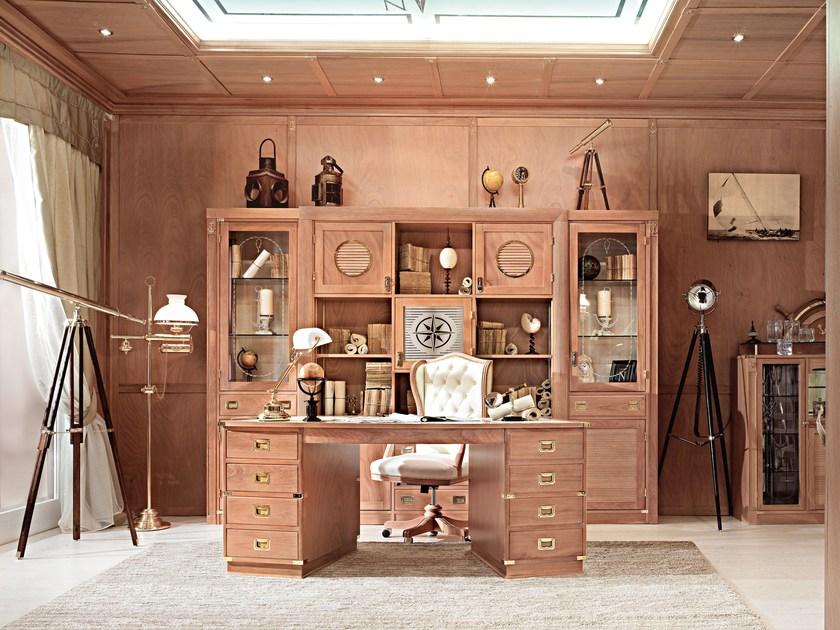 Caroti Стеллаж из лакированного дерева настенный с ящиками Regent Prop. 845 - Вид №2