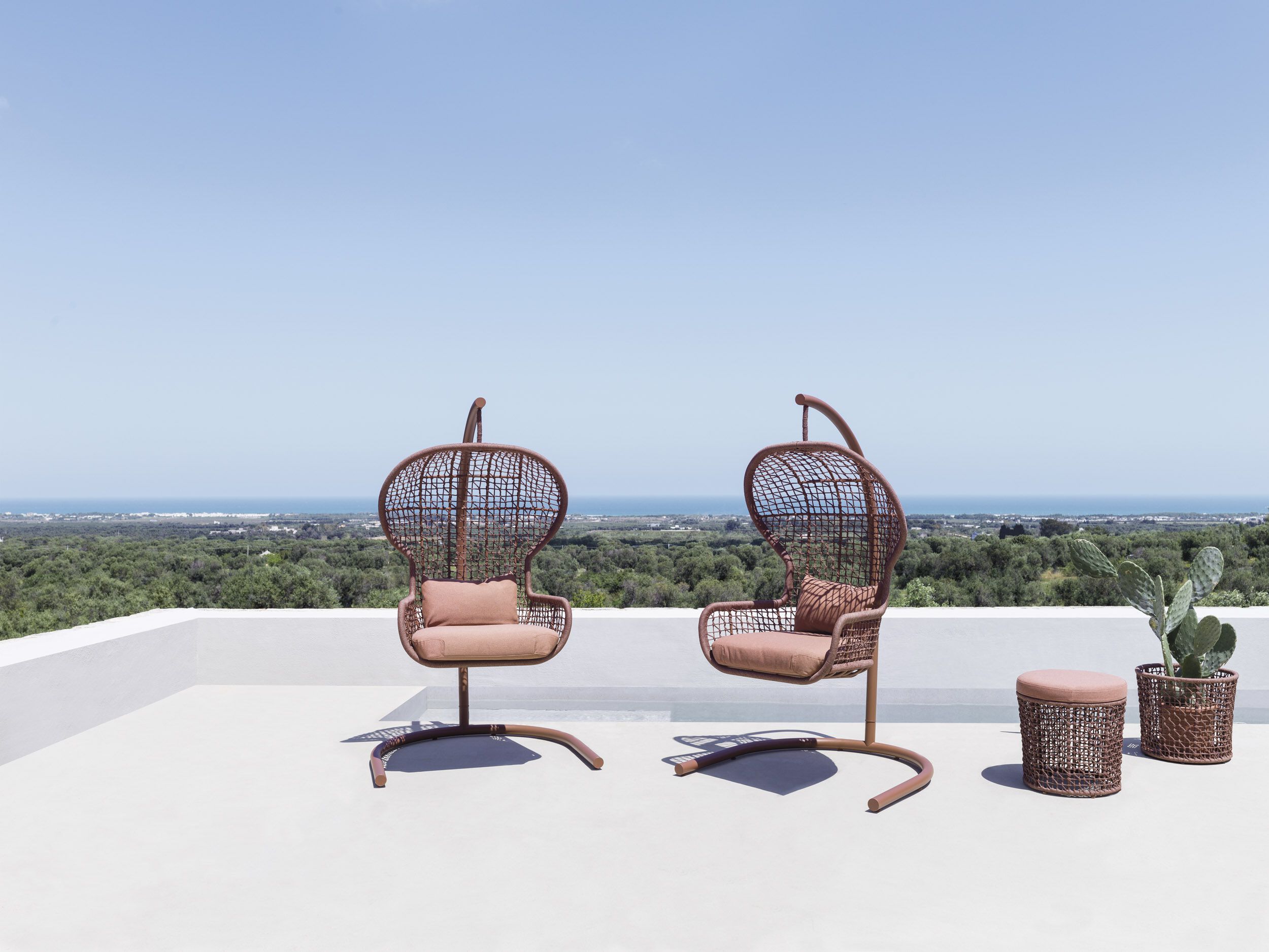 Подвесное сиденье из веревки и стали Varaschin Эмма ARCH-00082116 - Вид №1