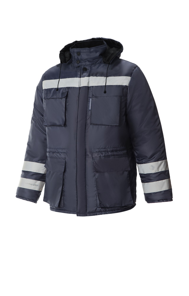 5033659 Костюм ЭКСПЕРТ-К НЬЮ утепленный ткань Оксфорд с СОП темно-синий  Зимняя спецодежда  размер 64-66/170-176  - Вид №1