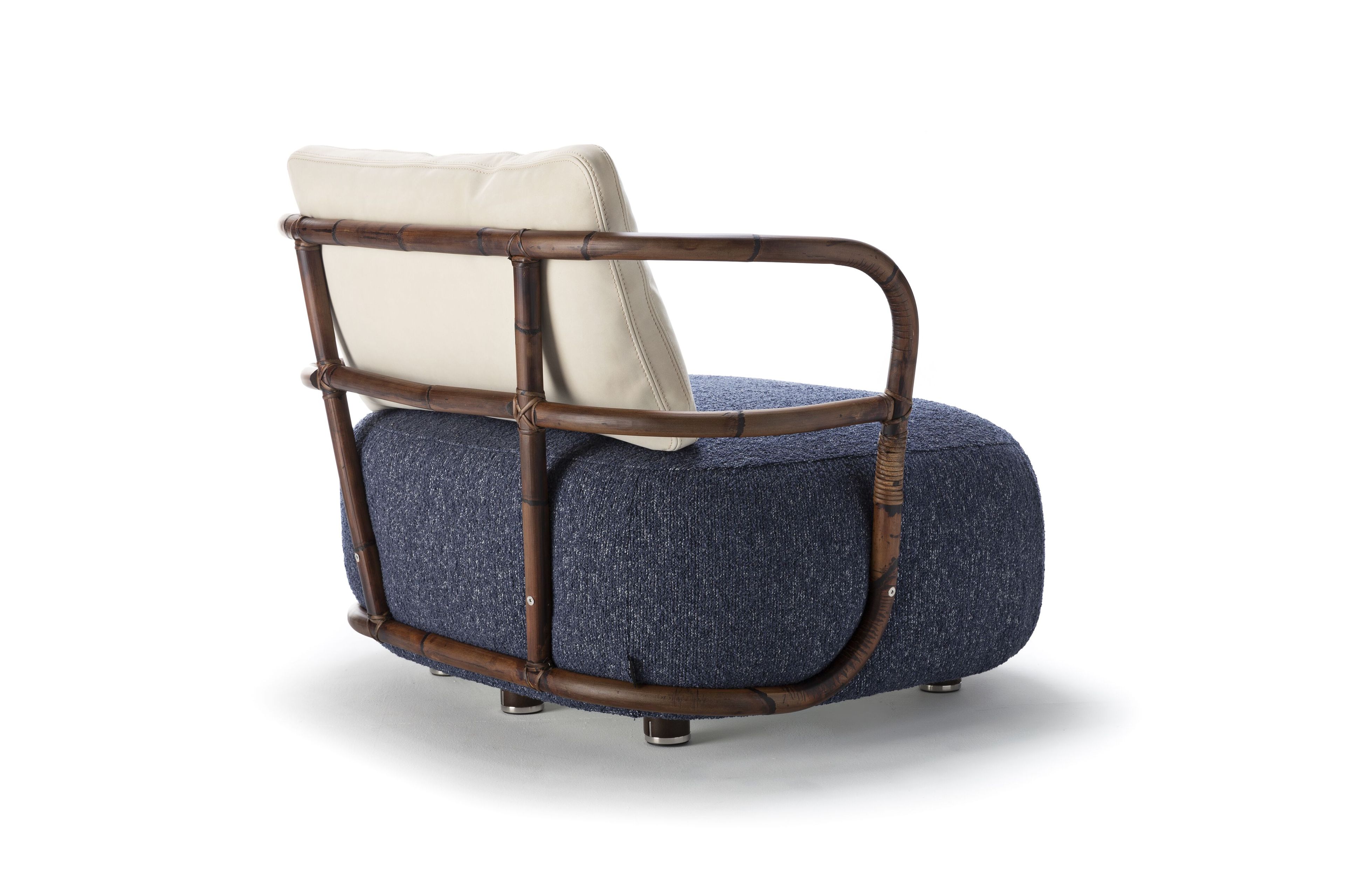 Садовый стул из камыша и ткани Exteta джунгли ARCH-00041433 - Вид №2