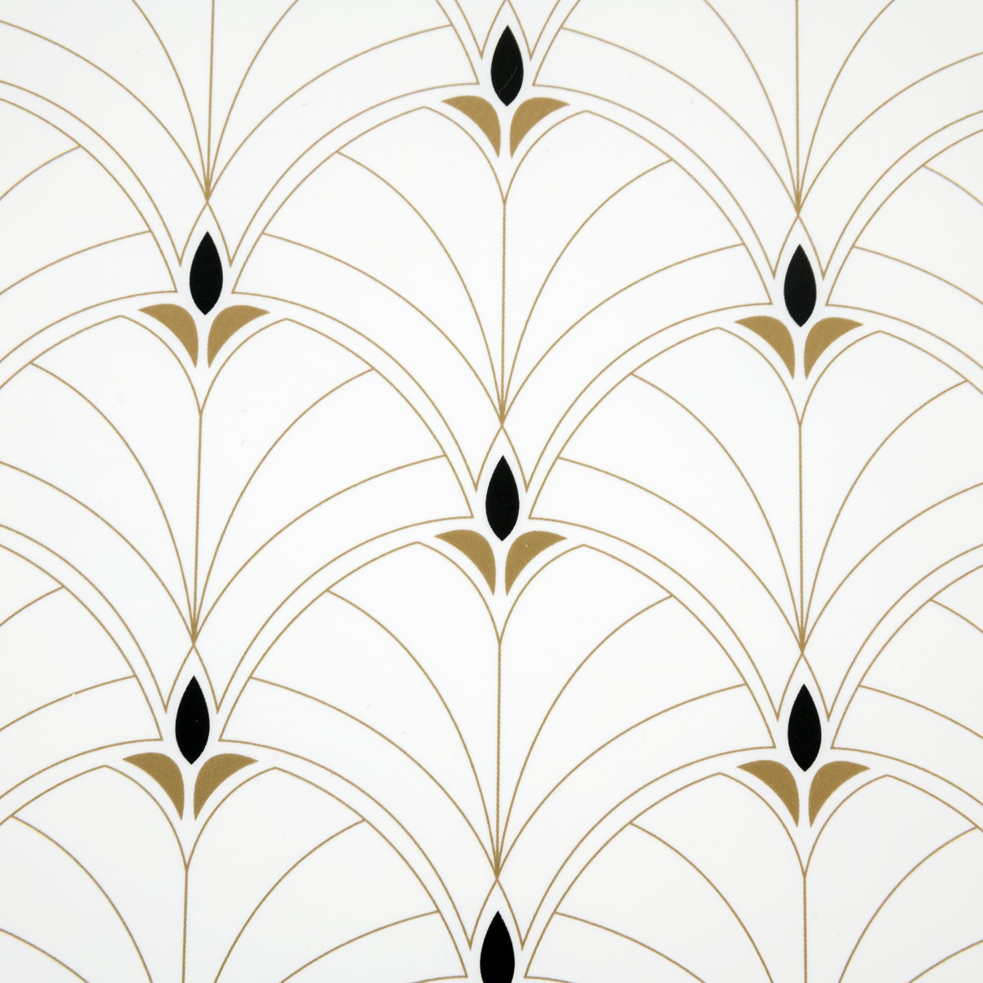 84841734 Салфетка сервировочная «Шик» 26x41 см белая/золотая/черная Santreyd  - Вид №1