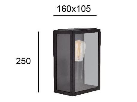 Светодиодные наружные настенные светильники из нержавеющей стали и стекла Terzo Light COUNTRY 1 ARCH-00136602 - Вид №2
