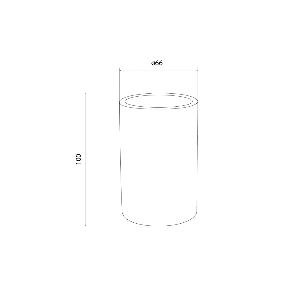 89380312 Стакан для зубных щёток Iddis Universal Black LMUBC00i45 керамика цвет черный STLM-1573845 - Вид №3