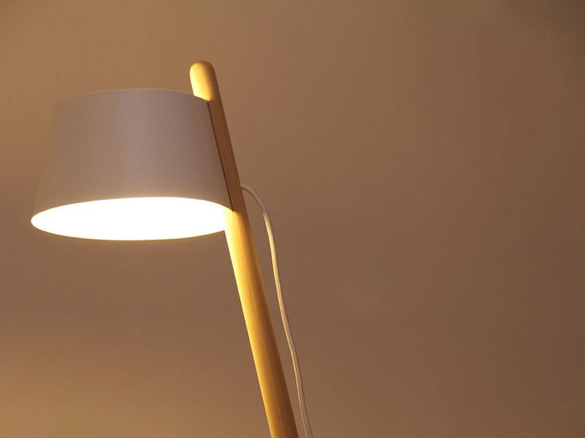 Woodendot Торшер с прямым светом из бука Ka sun-id-1487424 - Вид №3