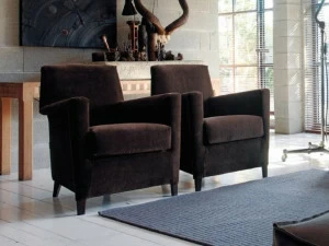 Verzelloni Кресло со съемным чехлом из ткани Calvino