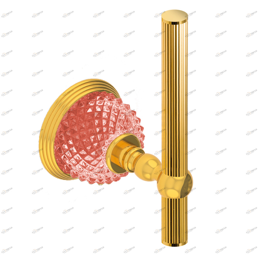 C56-505 C56-505 Настенный держатель резервного рулона РУЧКА КУПОЛЬНАЯ DI Cristal & Bronze DÔME À MANETTES DIAMANT 