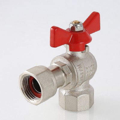 VT.266.N.0404 Кран шаровой угловой с накидной гайкой и внутренней резьбой Valtec 1/2" х 1/2"  - Вид №3