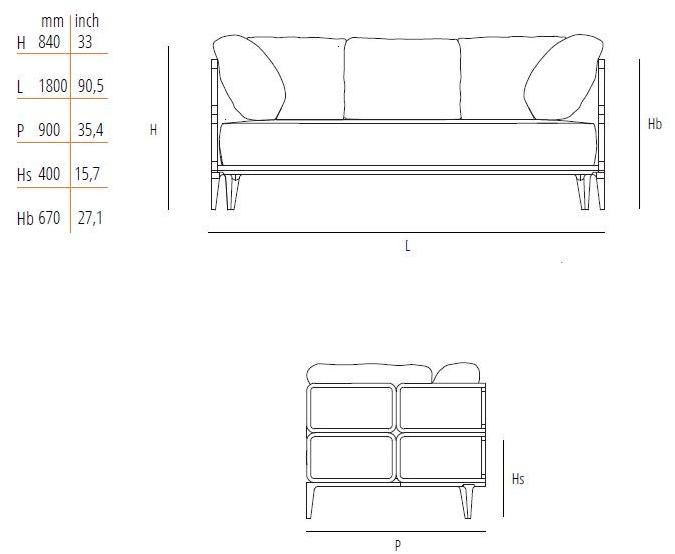 Wiener GTV Design Диван из ткани sun-id-1386380 - Вид №10