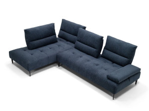 Угловой диван из ткани