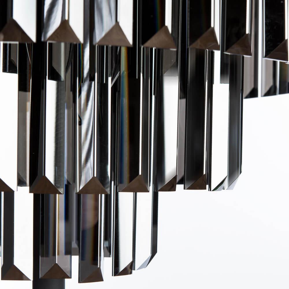 Торшер хрустальный на 6 ламп 160х45 см серый Nova 3002/05 PN-6 DIVINARE NOVA SMOKY 00-3889321 Серый  - Вид №1