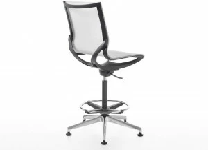 Kastel 5-спицевый офисный табурет с подставкой для ног Key line