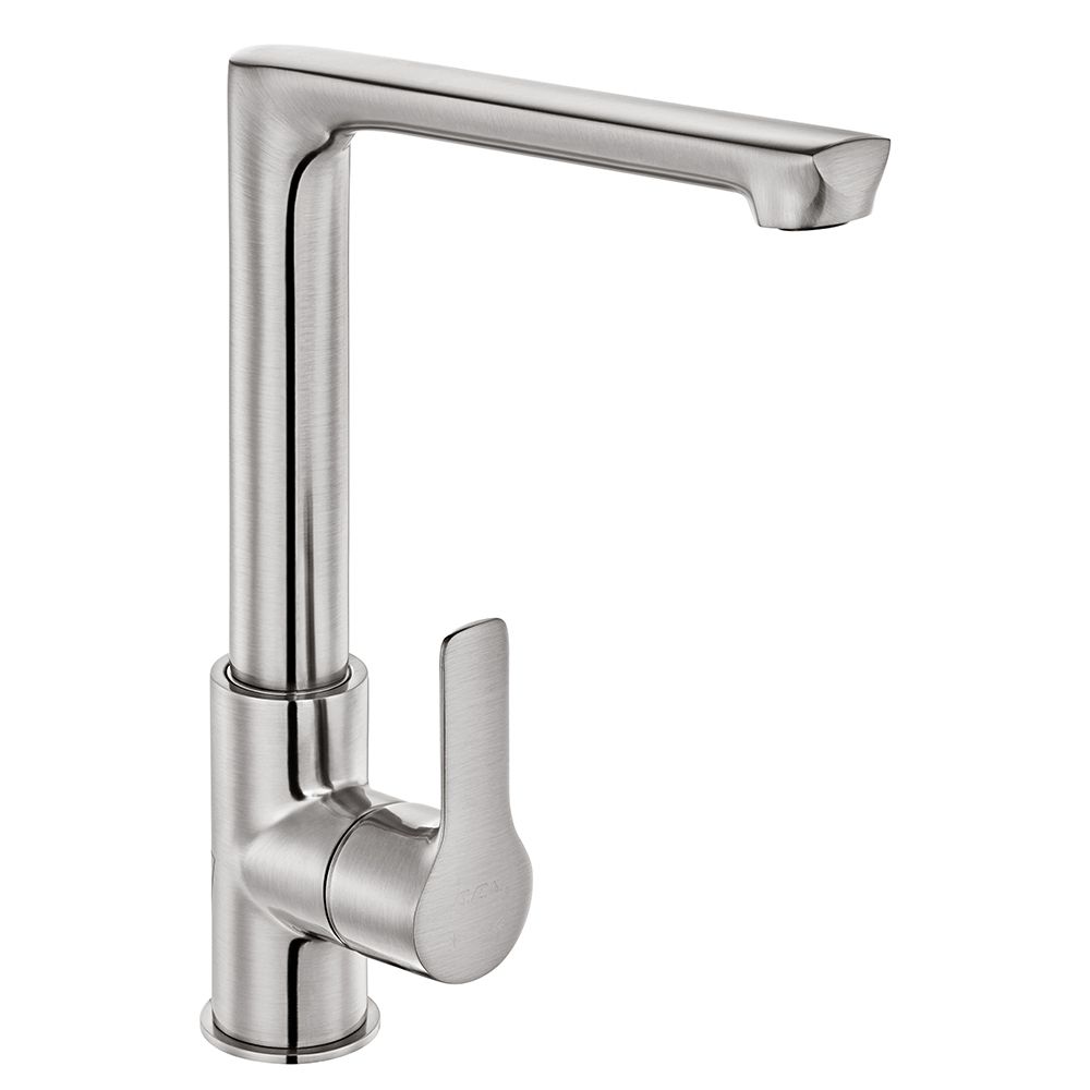 102518043st  Смеситель для раковины Luna - имитация нержавеющей стали - экономия воды Eca 