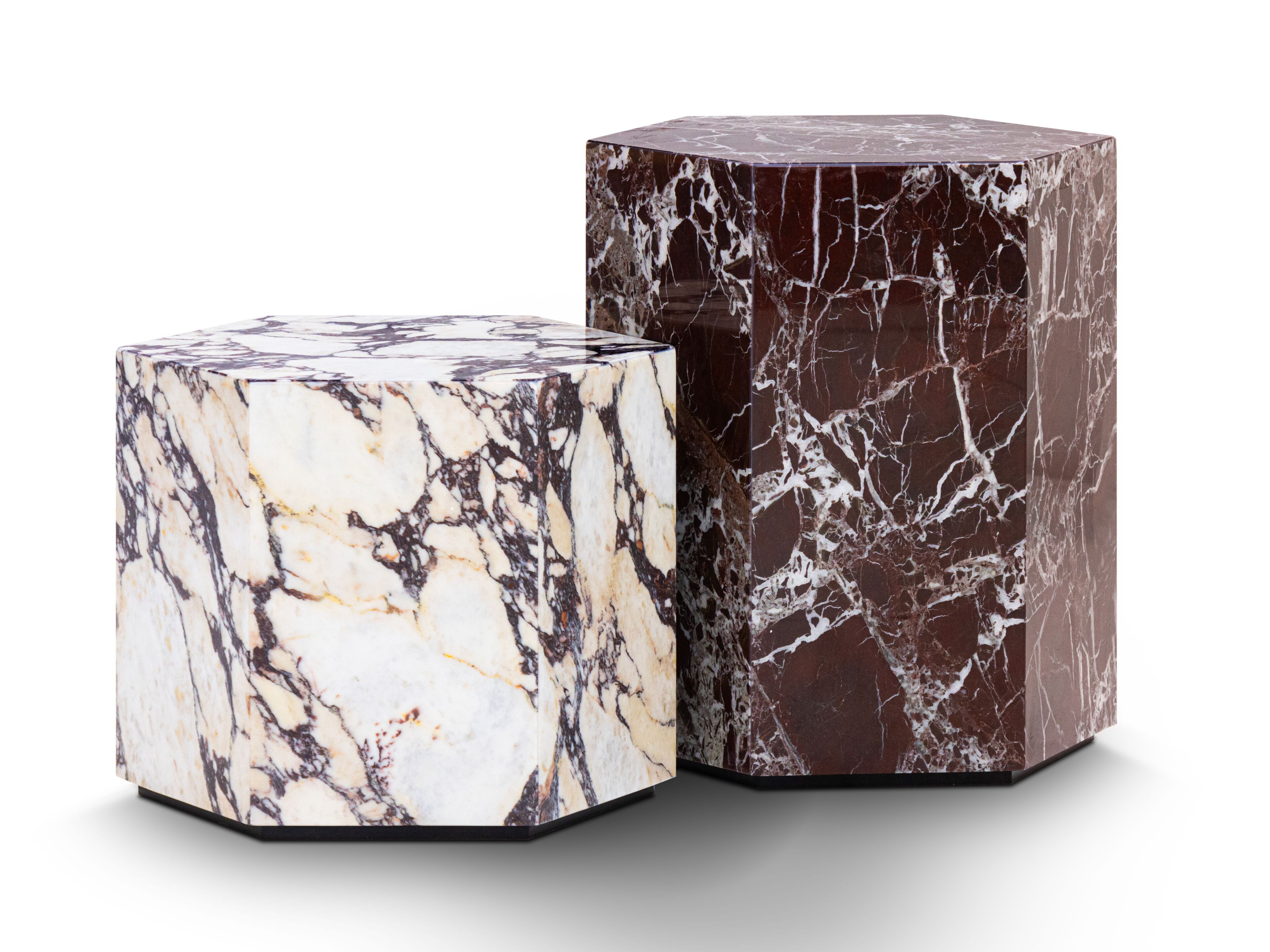 Мраморный шестиугольный журнальный столик Formitalia EXA ARCH-00121691