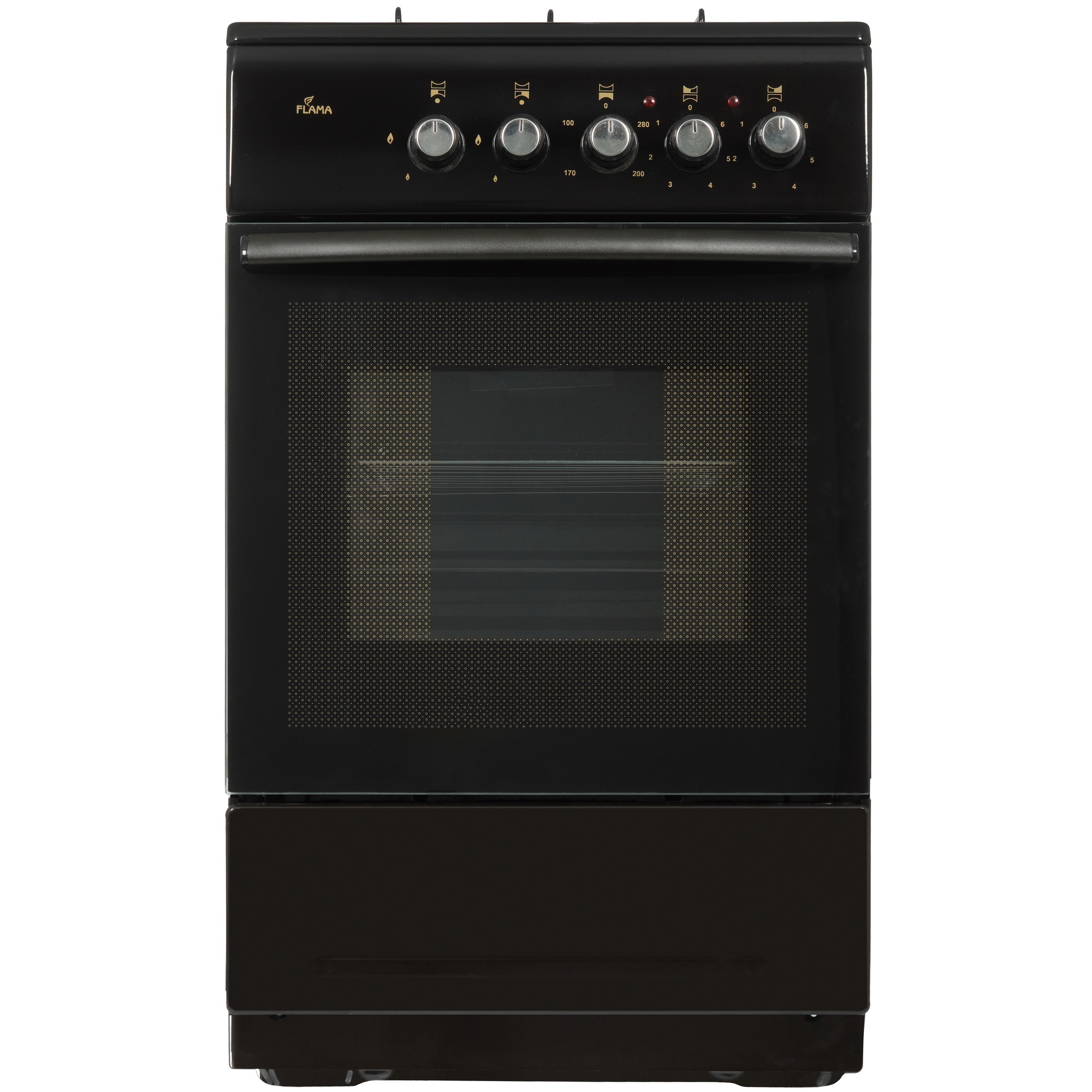 5320759 Комбинированная плита Flama RK 2201 B коричневый Flama group STDN-0128339