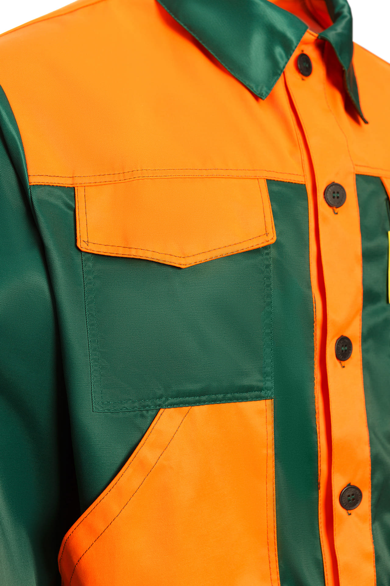 61669 Костюм "Мастер" оранжево-зеленый  Летняя спецодежда  размер 60-62/170-176  - Вид №7