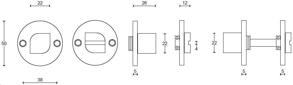 Formani Собачка из нержавеющей стали Two Pbwc23/5-6-7-8 - Вид №7