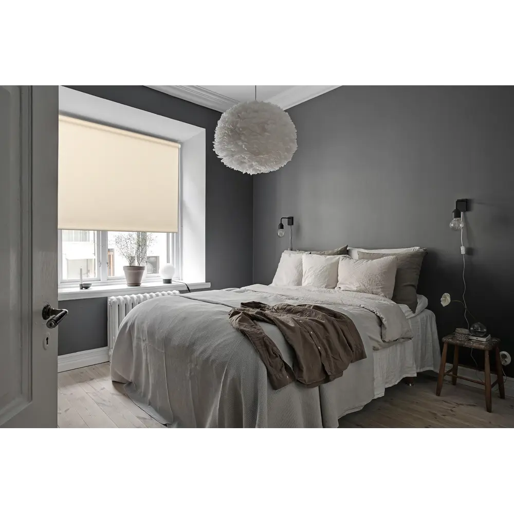 Штора рулонная Dover 50x160 см светло-желтая PRAKTO STLM-2118161 - Вид №4