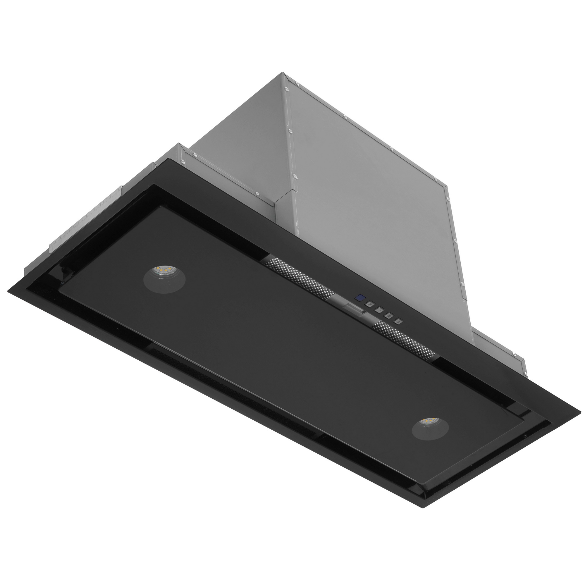 5354593 Вытяжка полновстраиваемая Akpo WK-6 Neva glass серебристый/черный STDN-0119562