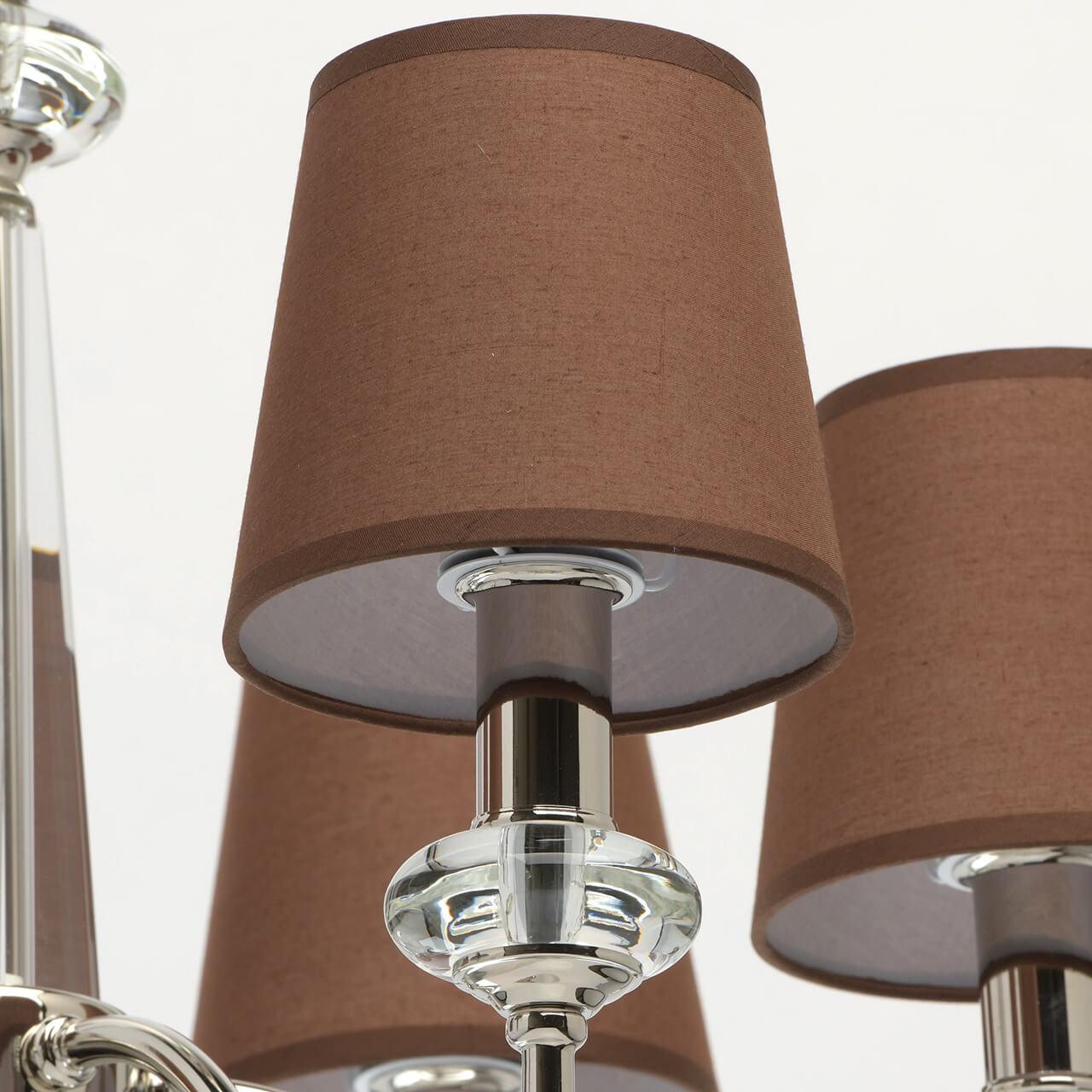 Подвесная люстра MW-Light София 7 355013506 MW-LIGHT ДИЗАЙНЕРСКИЕ, СОФИЯ 187454 Коричневый  - Вид №3