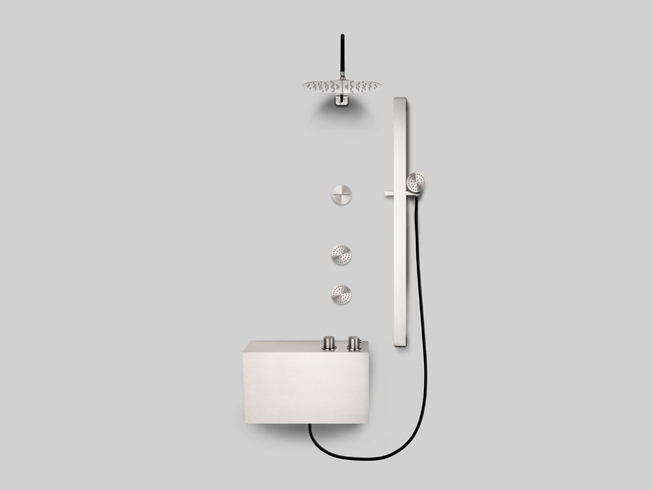 Стержень из нержавеющей стали с ручным душем Cropelli Alyssia ARCH-00064412 - Вид №20